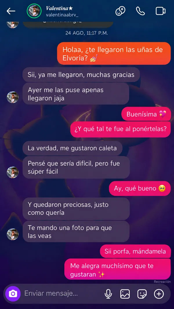 Mensaje de una clienta: pensé que sería difícil, pero fue súper fácil